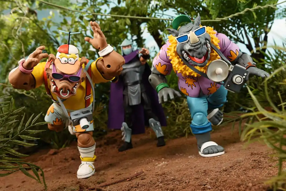 Teenage Mutant Ninja Turtles (Cartoon 1980) Action Figure 2 Pack Vacation Bebop and Rocksteady 18 cm termékfotó