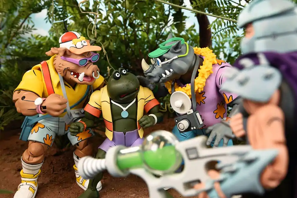 Teenage Mutant Ninja Turtles (Cartoon 1980) Action Figure 2 Pack Vacation Bebop and Rocksteady 18 cm termékfotó