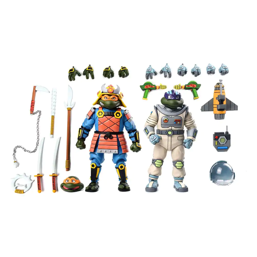 Teenage Mutant Ninja Turtles (Cartoon) Action Figure 2 Pack Space Adventure & Samurai Turtles 18 cm termékfotó