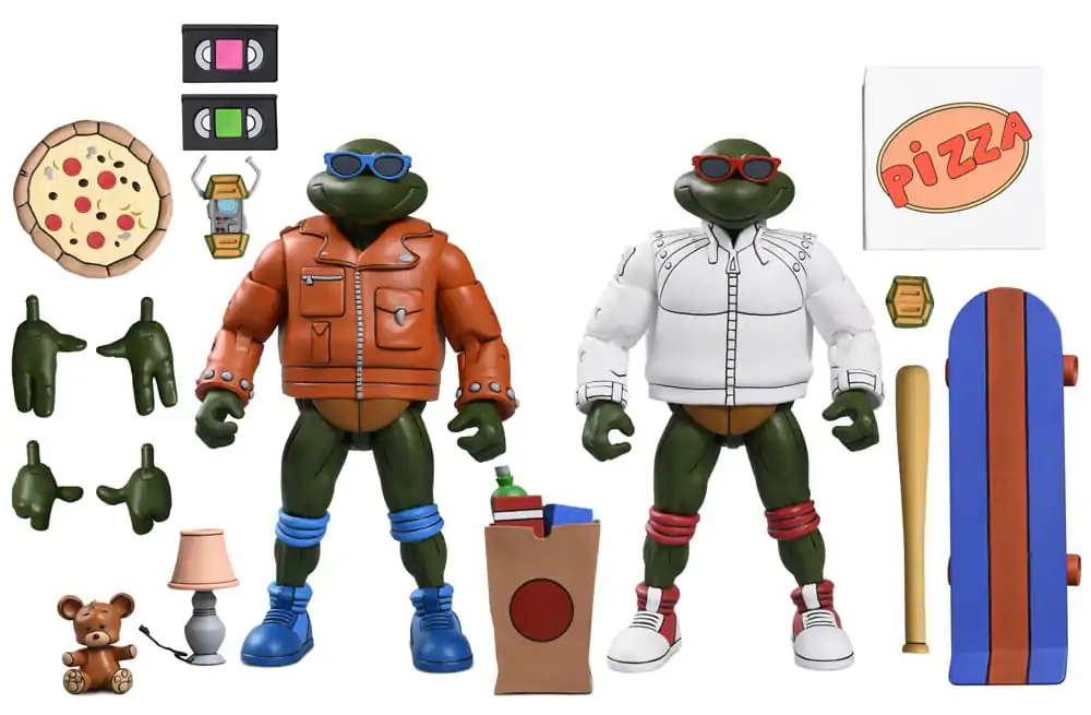 Teenage Mutant Ninja Turtles (Cartoon) Action Figure Punk Leo and Punk Raph 2 Pack 18 cm product photo