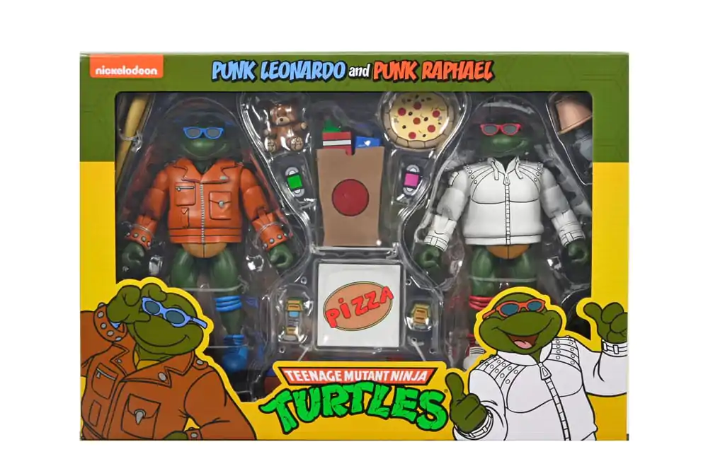 Teenage Mutant Ninja Turtles (Cartoon) Action Figure Punk Leo and Punk Raph 2 Pack 18 cm product photo