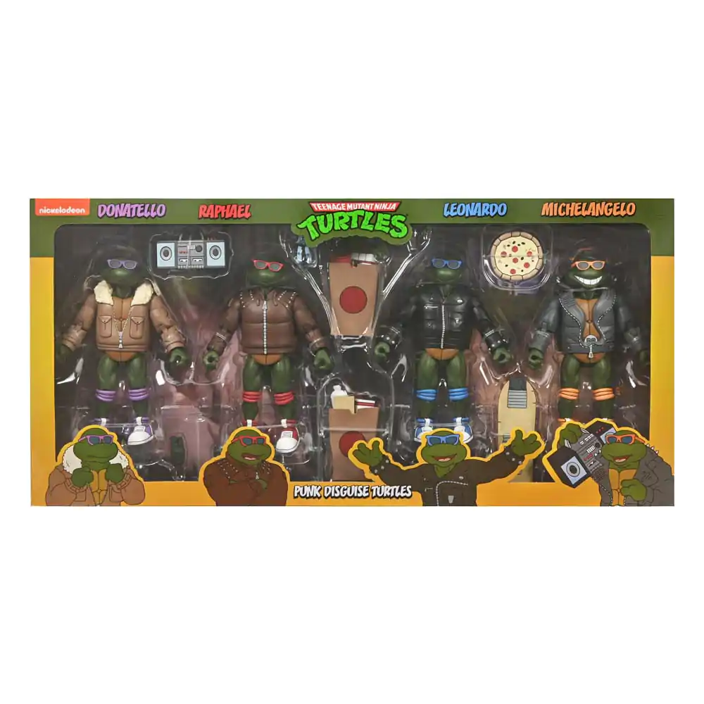 Teenage Mutant Ninja Turtles (Cartoon) Action Figures 4-Pack Punk Turtles 18 cm termékfotó