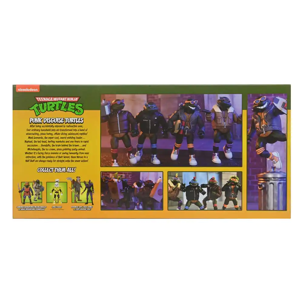 Teenage Mutant Ninja Turtles (Cartoon) Action Figures 4-Pack Punk Turtles 18 cm termékfotó