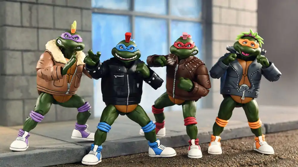 Teenage Mutant Ninja Turtles (Cartoon) Action Figures 4-Pack Punk Turtles 18 cm termékfotó