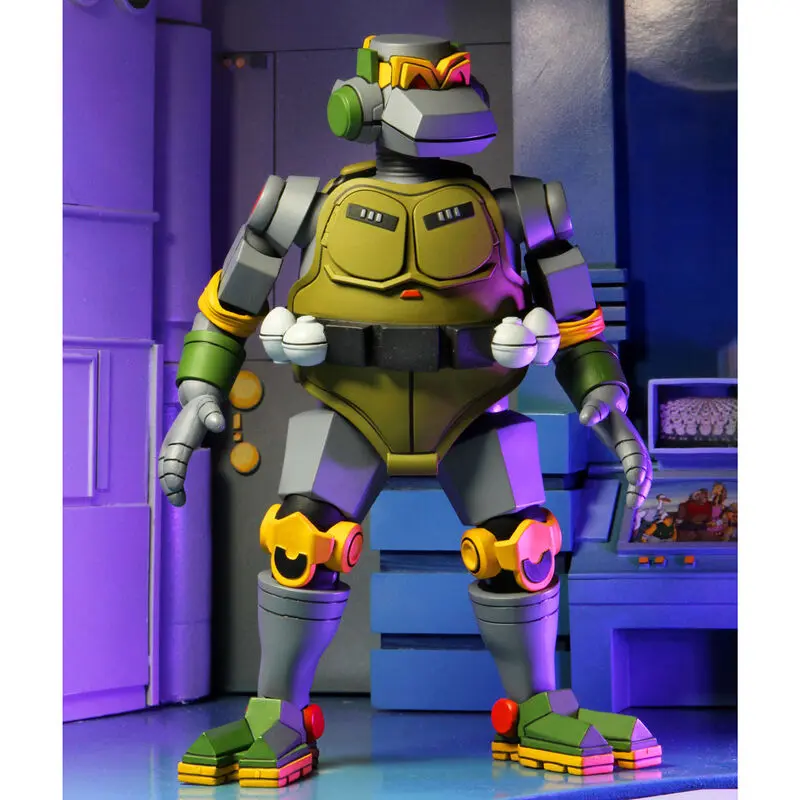 Teenage Mutant Ninja Turtles Cartoon Ultimate Metalhead artoculated figure 18cm product photo