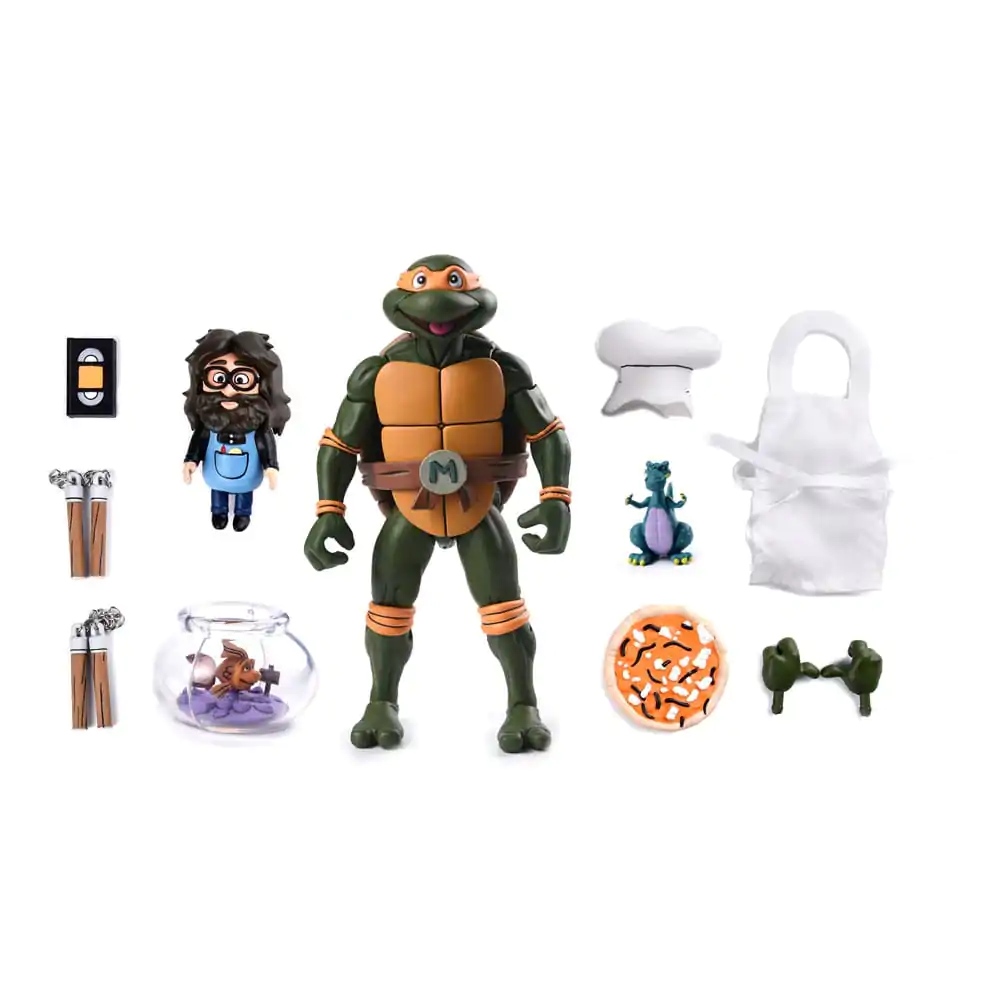 Teenage Mutant Ninja Turtles (Cartoon) Action Figure Ultimate Michelangelo VHS 18 cm termékfotó