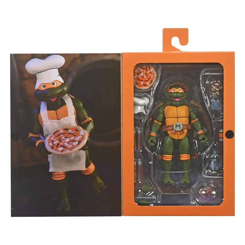 Teenage Mutant Ninja Turtles (Cartoon) Action Figure Ultimate Michelangelo VHS 18 cm termékfotó