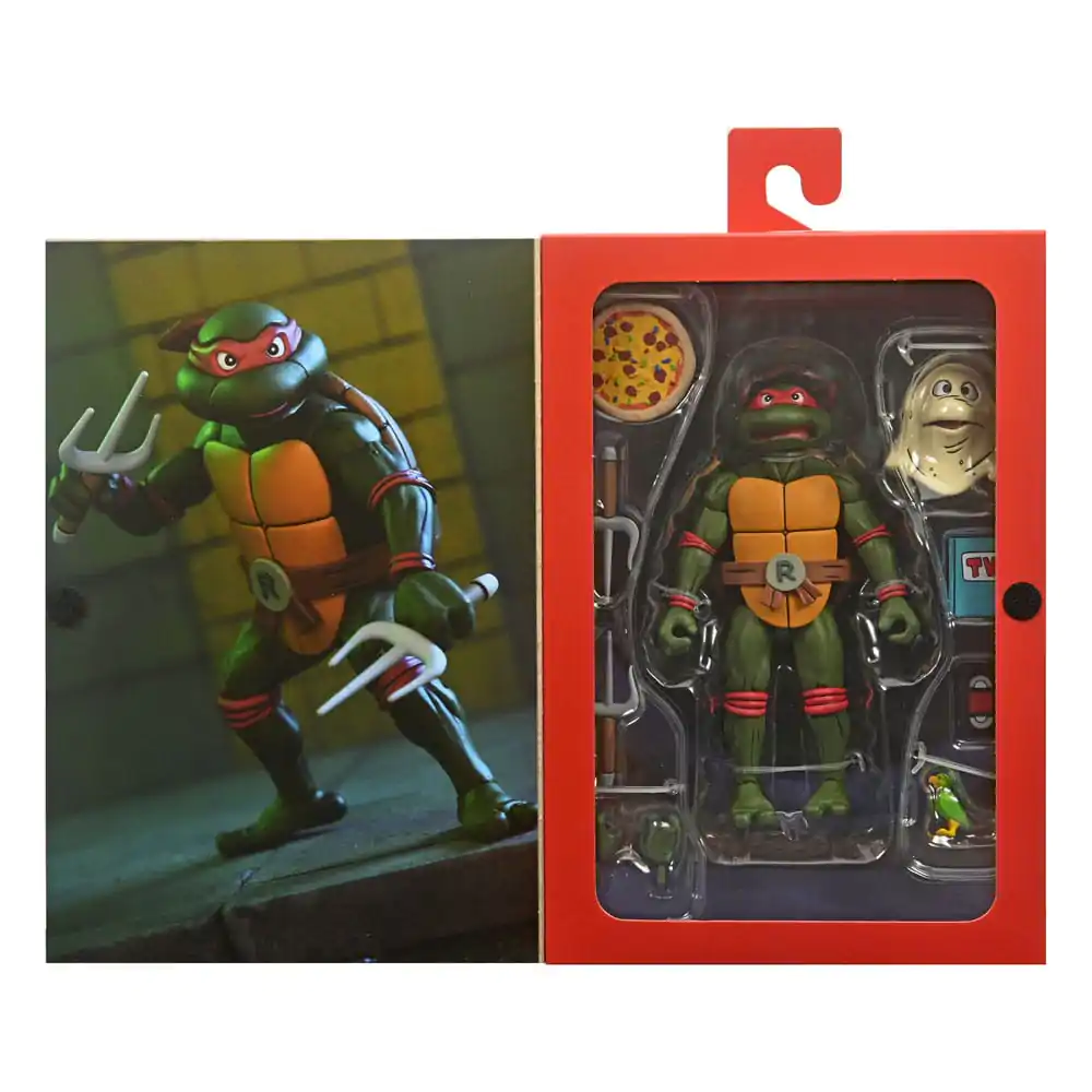 Teenage Mutant Ninja Turtles (Cartoon) Action Figure Ultimate Raphael VHS 18 cm termékfotó