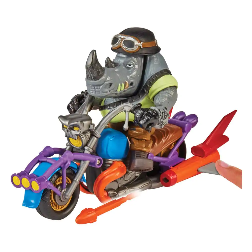 Teenage Mutant Ninja Turtles Action Figure Chopper mit Rocksteady termékfotó