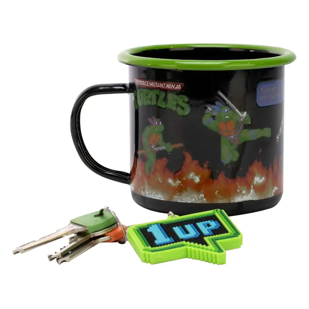 Teenage Mutant Ninja Turtles Enamel Mug and Keychain Set product photo