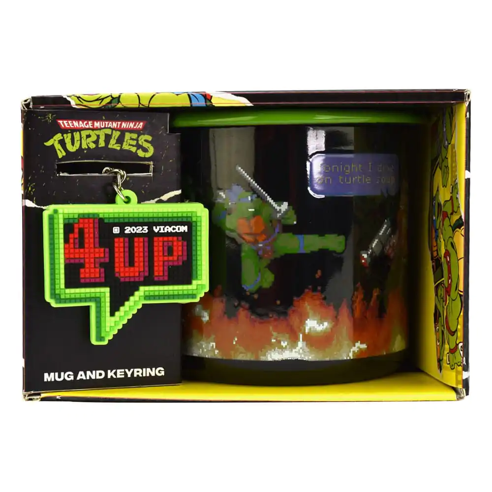 Teenage Mutant Ninja Turtles Enamel Mug and Keychain Set product photo