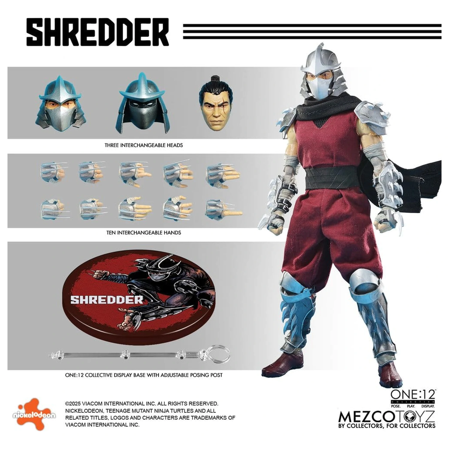 Teenage Mutant Ninja Turtles Figure 1/12 Shredder 17 cm product photo