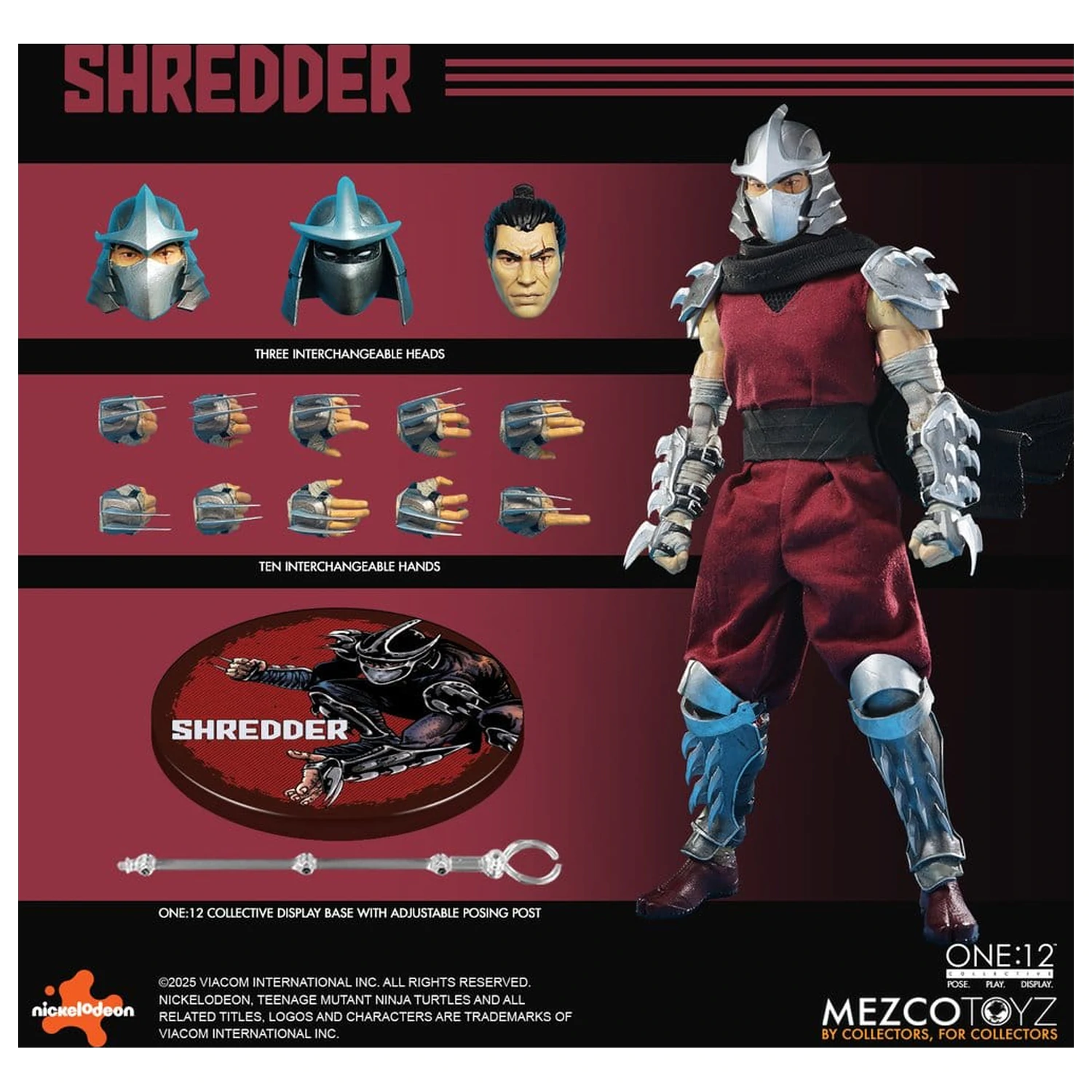 Teenage Mutant Ninja Turtles Figure 1/12 Shredder 17 cm product photo