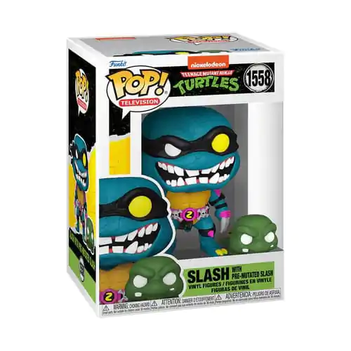 Teenage Mutant Ninja Turtles Funko POP & Buddy! Movies Vinyl Figure Slash & Pre-mutated, turtle Slash 9 cm termékfotó