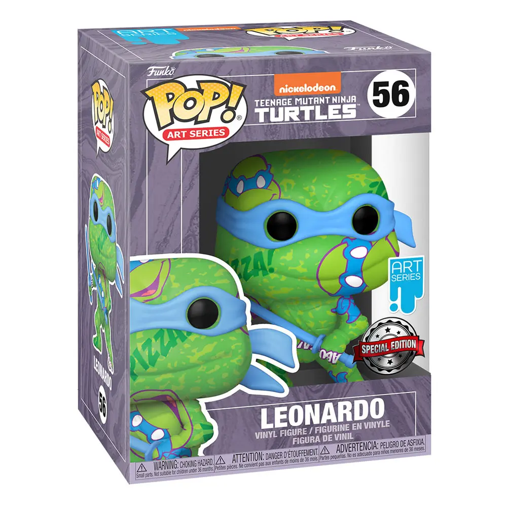 Teenage Mutant Ninja Turtles POP! Artist Series Vinyl Figure Leonardo 9 cm termékfotó