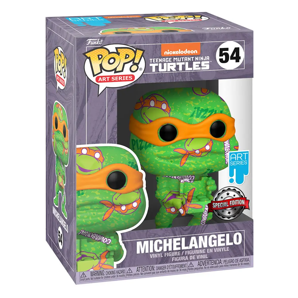 Teenage Mutant Ninja Turtles POP! Artist Series Vinyl Figure Michelangelo 9 cm termékfotó