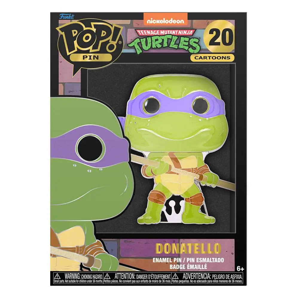 Teenage Mutant Ninja Turtles POP! Enamel Pin Donatello 10 cm termékfotó