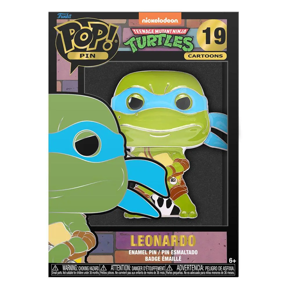 Teenage Mutant Ninja Turtles POP! Enamel Pin Leonardo 10 cm product photo