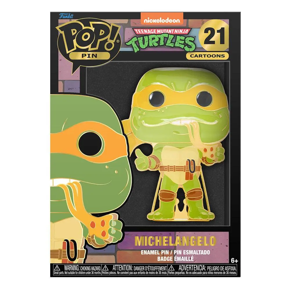 Teenage Mutant Ninja Turtles POP! Enamel Pin Michelangelo 10 cm termékfotó
