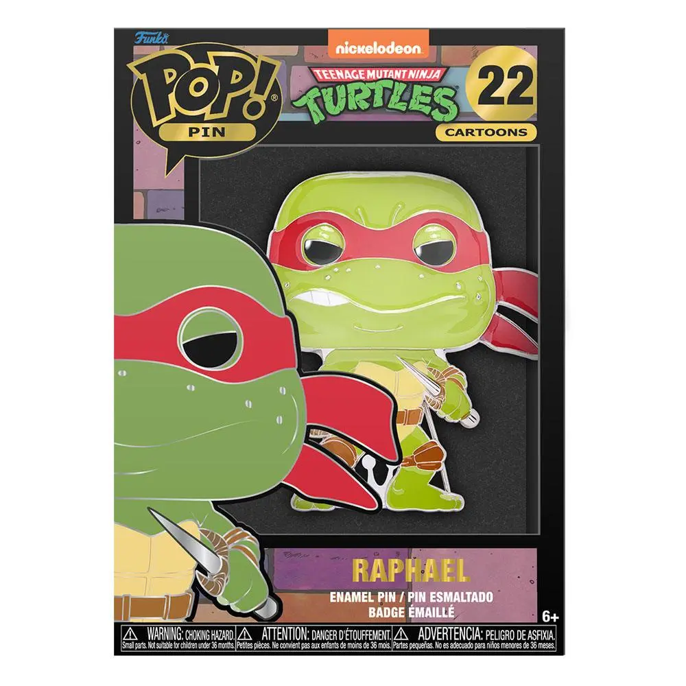 Teenage Mutant Ninja Turtles POP! Enamel Pin Raphael 10 cm product photo