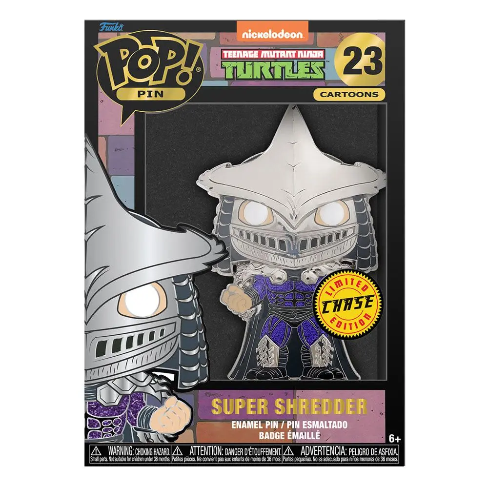 Teenage Mutant Ninja Turtles POP! Enamel Pin Super Shredder 10 cm product photo