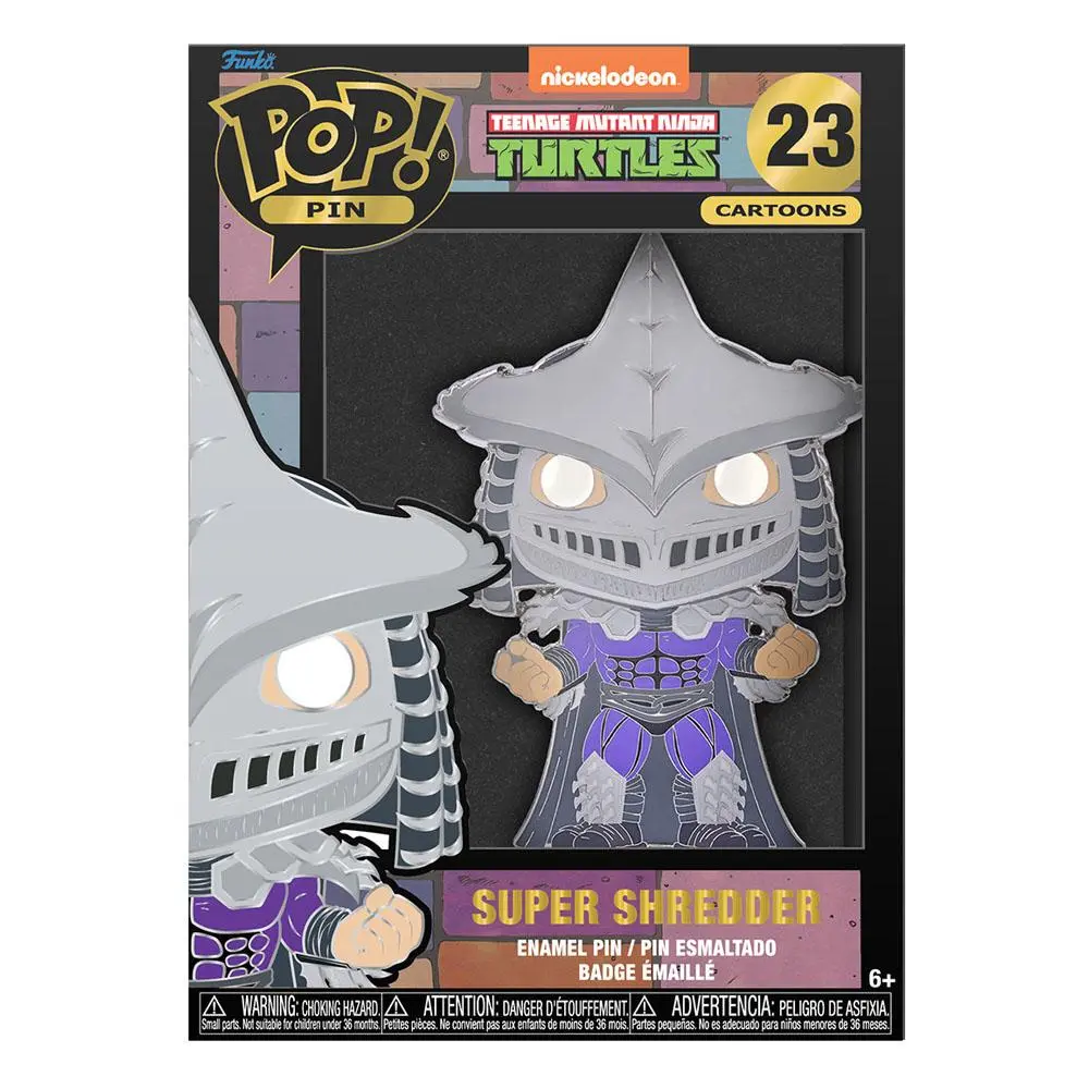 Teenage Mutant Ninja Turtles POP! Enamel Pin Super Shredder 10 cm product photo