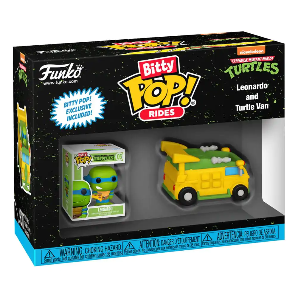 Teenage Mutant Ninja Turtles Funko POP! Rides Vinyl Figure Leonardo w/Van 2,5 cm termékfotó