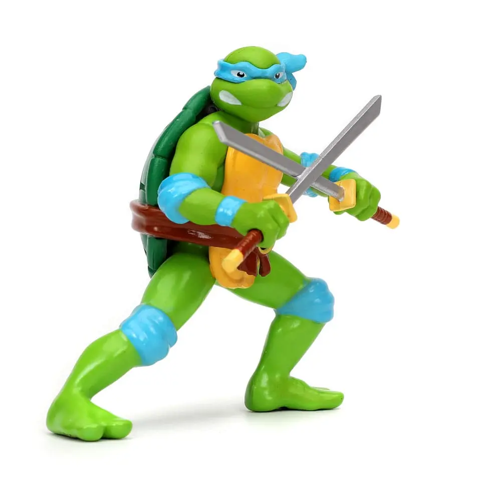 Teenage Mutant Ninja Turtles Hollywood Rides Diecast Model 1/24 1962 VW Bus with Leonardo Figur product photo