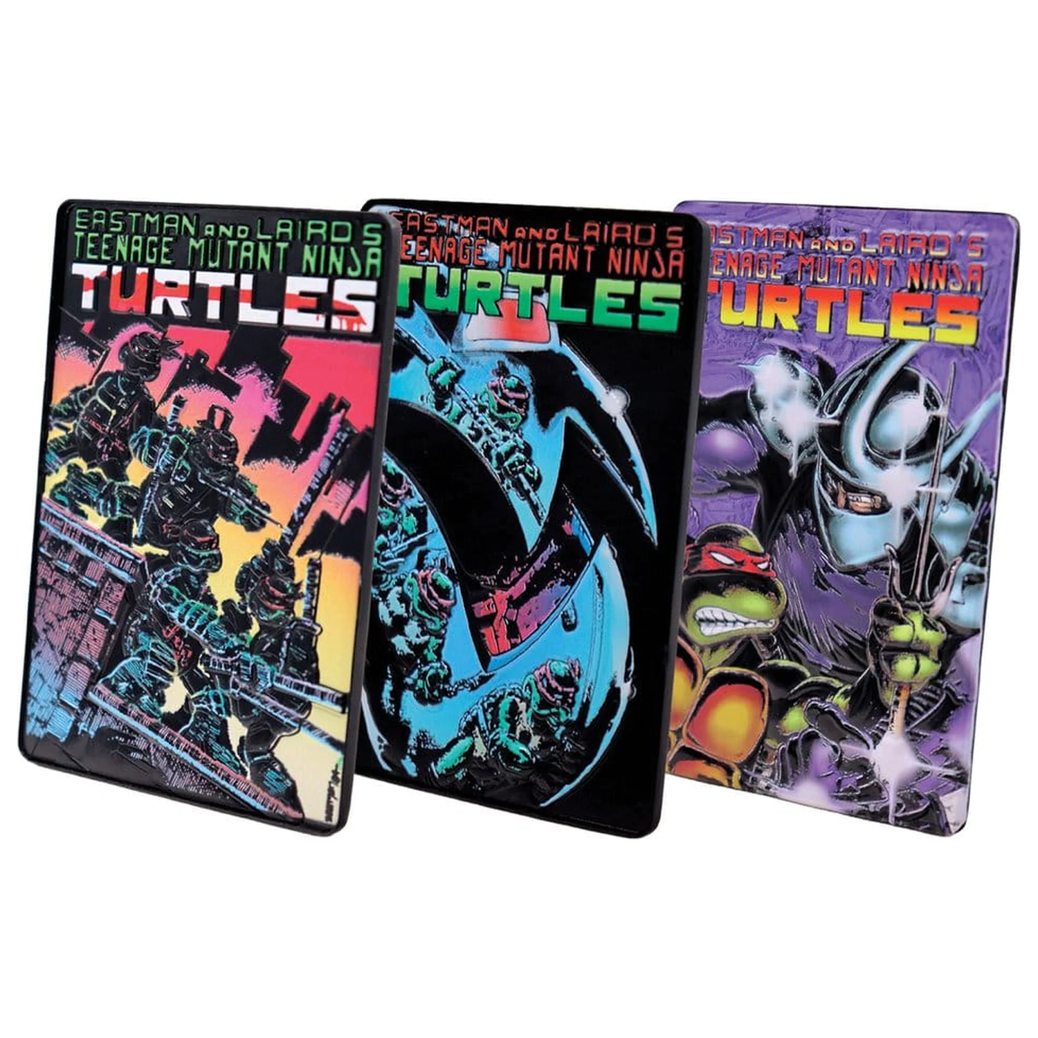 Teenage Mutant Ninja Turtles Ingot Set of Three Comic Book Cover Ingots Limited Edition product photo