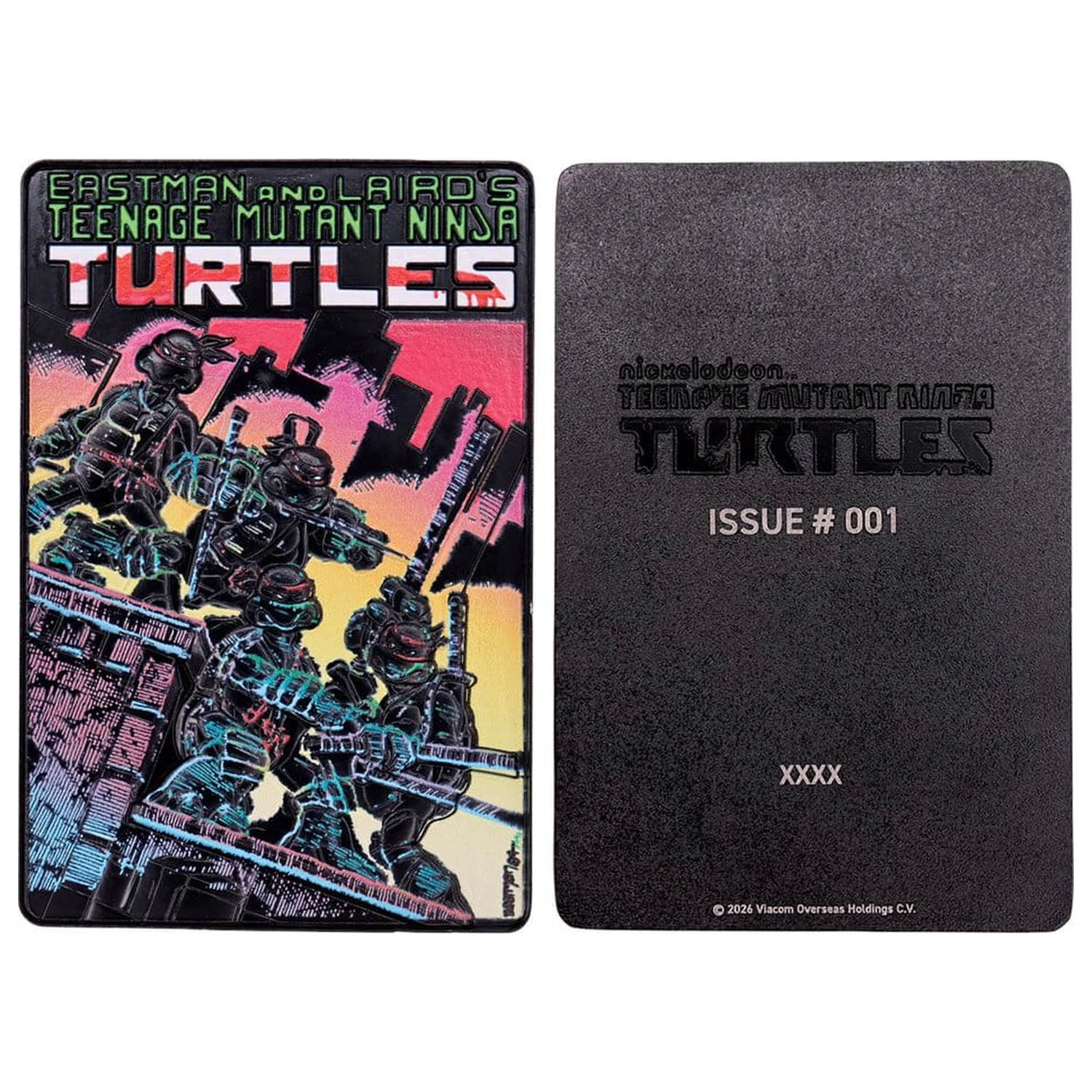 Teenage Mutant Ninja Turtles Ingot Set of Three Comic Book Cover Ingots Limited Edition product photo