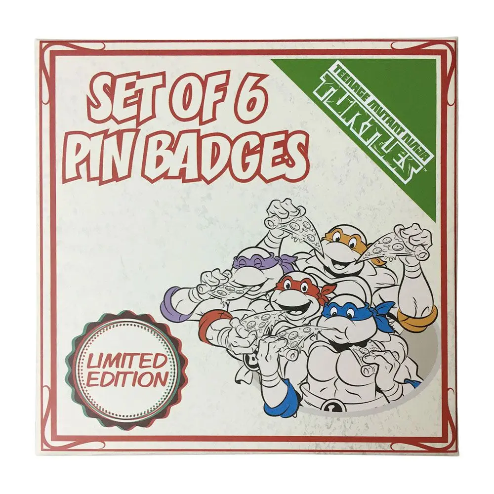 Teenage Mutant Ninja Turtles Pin Badge 6-Pack Limited Edition product photo