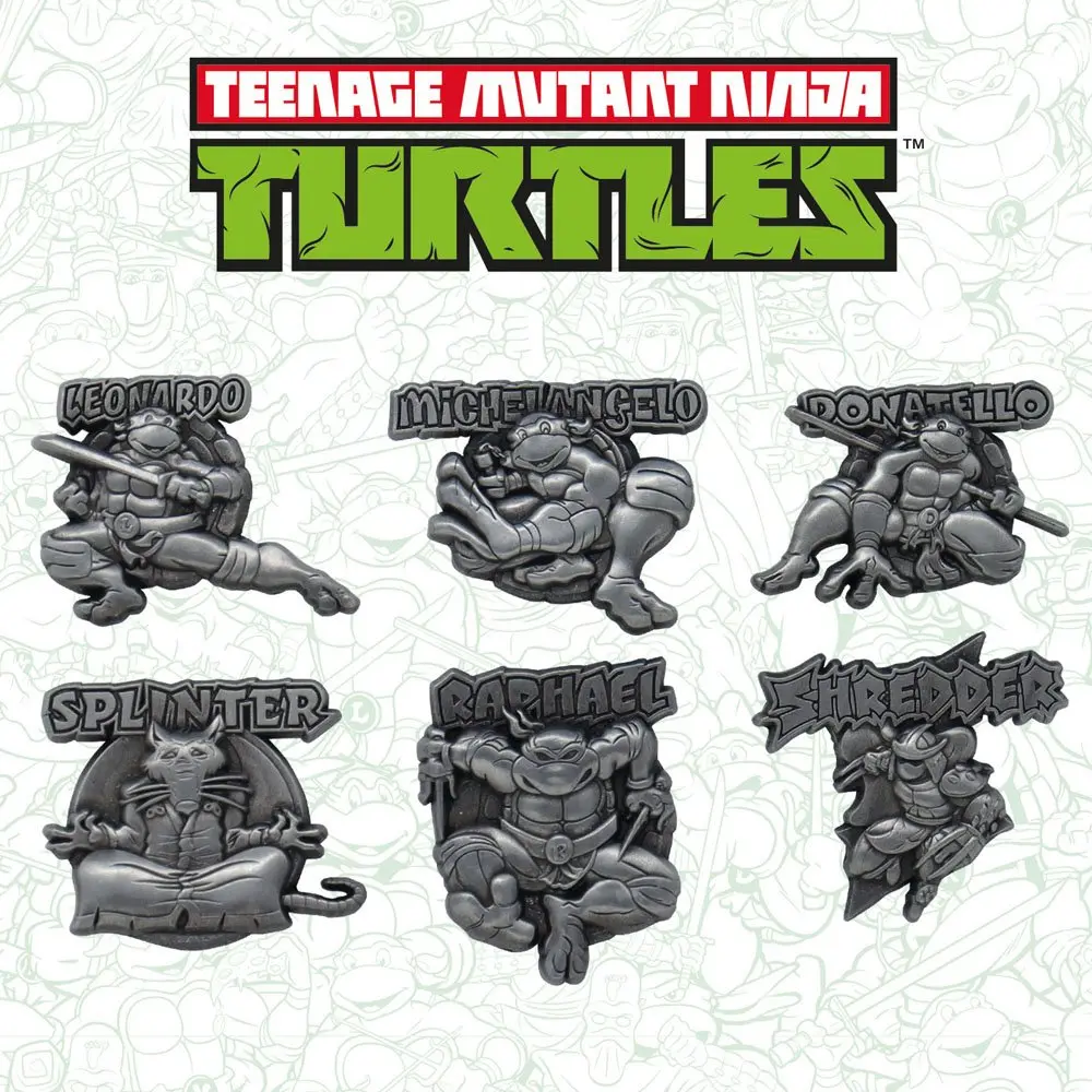 Teenage Mutant Ninja Turtles Pin Badge 6-Pack Limited Edition product photo