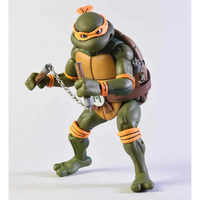 Teenage Mutant Ninja Turtles Michelangelo and Foot Soldier pack 2 figures 18cm product photo