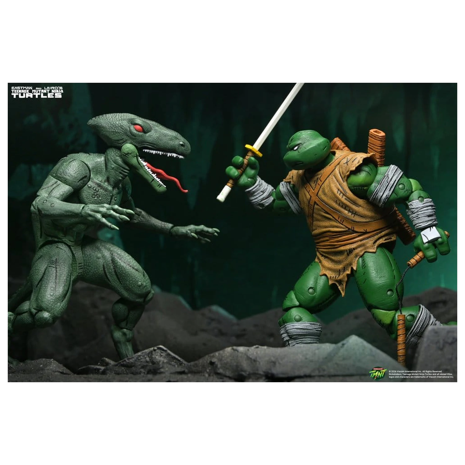 Teenage Mutant Ninja Turtles (Mirage Comics) Action Figure 2-Pack Daimyo Orkai & Raptor 18 cm product photo