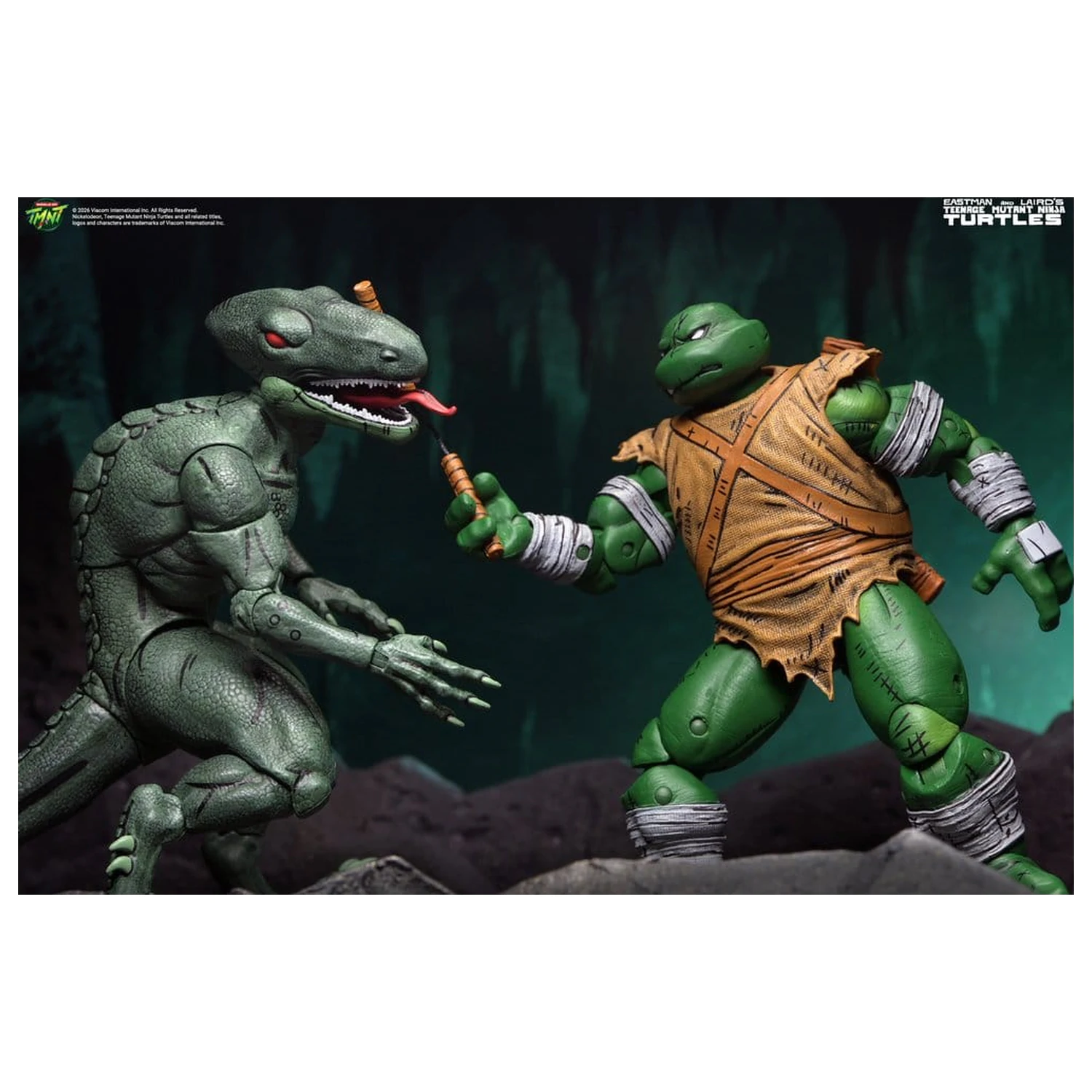 Teenage Mutant Ninja Turtles (Mirage Comics) Action Figure 2-Pack Daimyo Orkai & Raptor 18 cm product photo