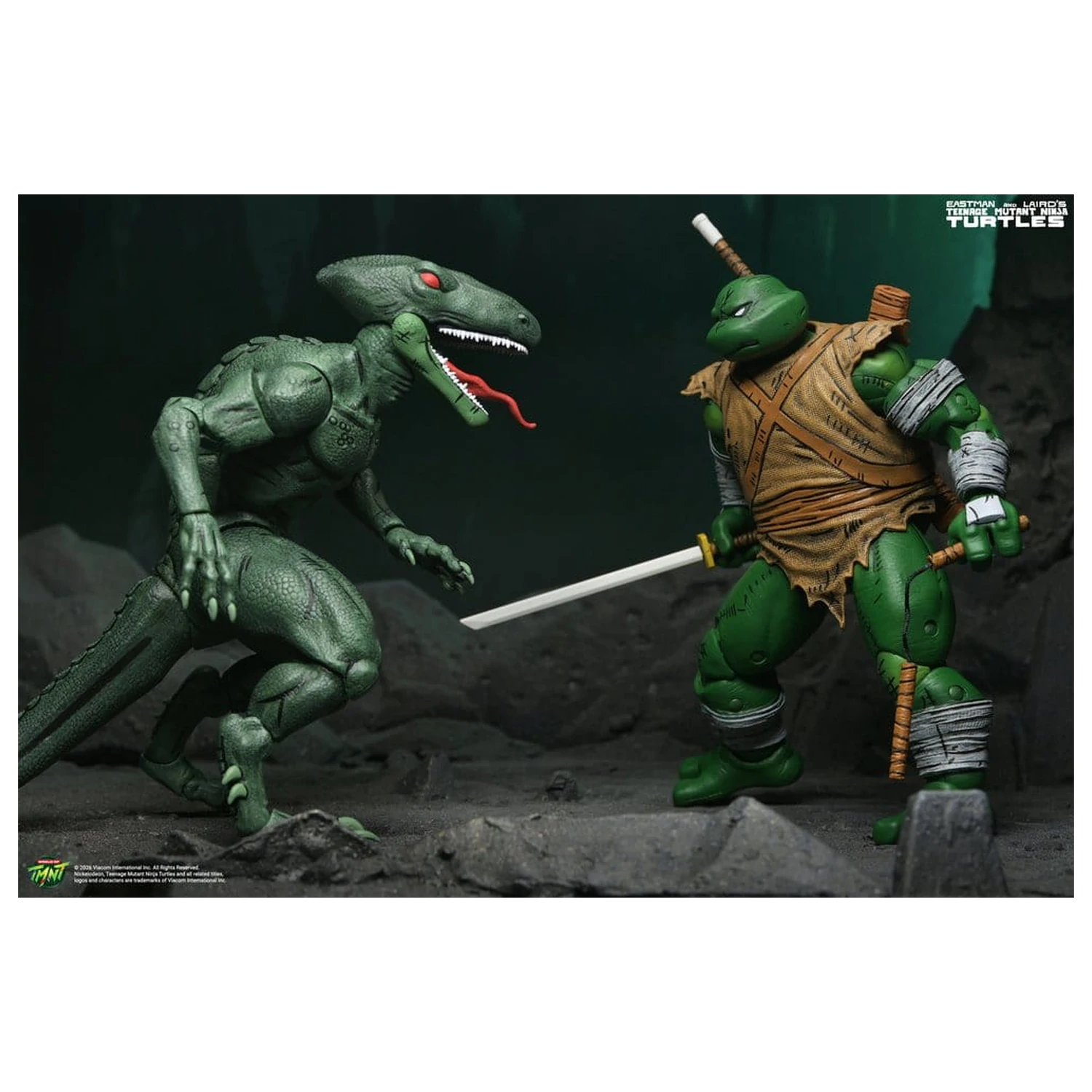 Teenage Mutant Ninja Turtles (Mirage Comics) Action Figure 2-Pack Daimyo Orkai & Raptor 18 cm product photo