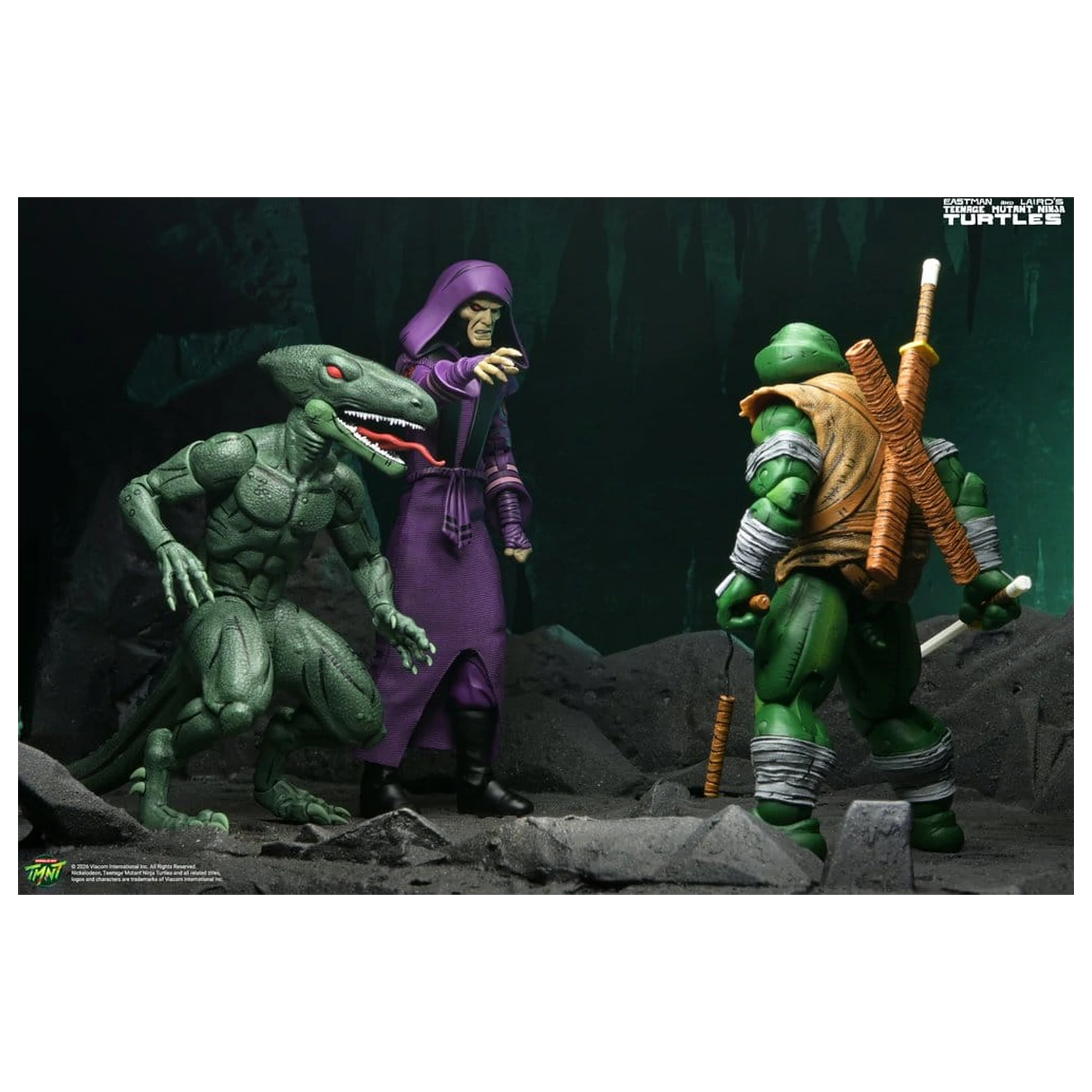Teenage Mutant Ninja Turtles (Mirage Comics) Action Figure 2-Pack Daimyo Orkai & Raptor 18 cm product photo