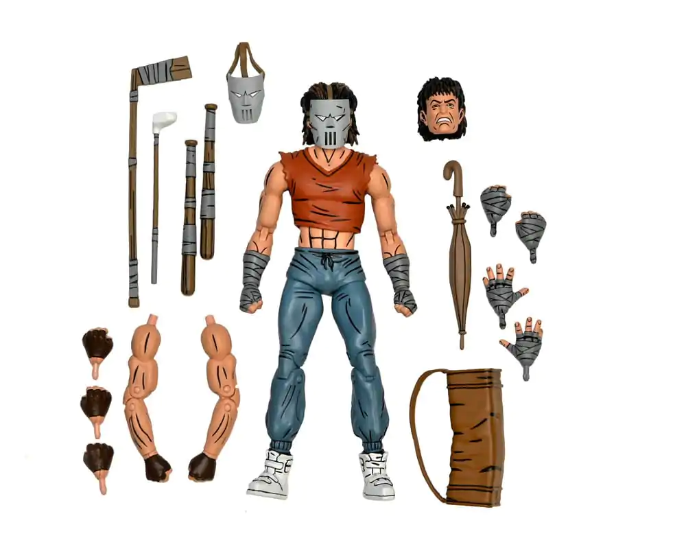 Teenage Mutant Ninja Turtles (Mirage Comics) Action Figure Casey Jones in Red shirt 18 cm termékfotó