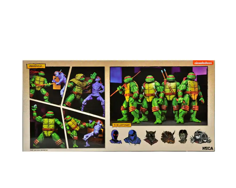 Teenage Mutant Ninja Turtles (Mirage Comics) Action Figures 4-Pack Leonardo, Raphael, Michelangelo, &amp; Donatello 18 cm product photo