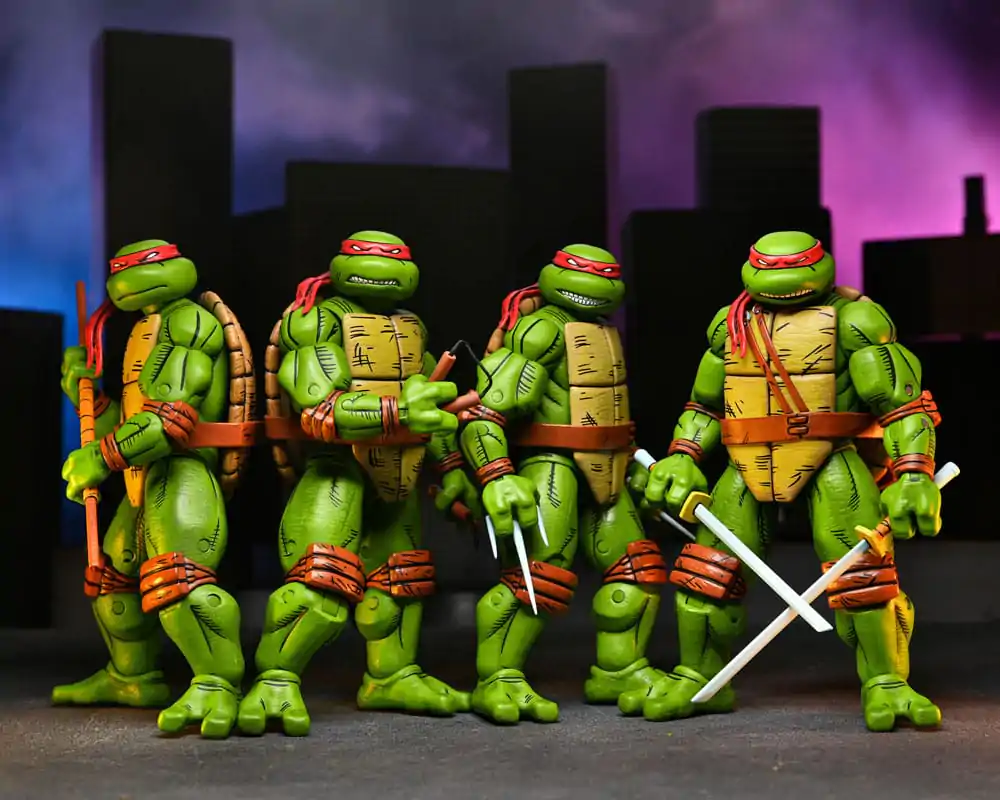Teenage Mutant Ninja Turtles (Mirage Comics) Action Figures 4-Pack Leonardo, Raphael, Michelangelo, &amp; Donatello 18 cm product photo