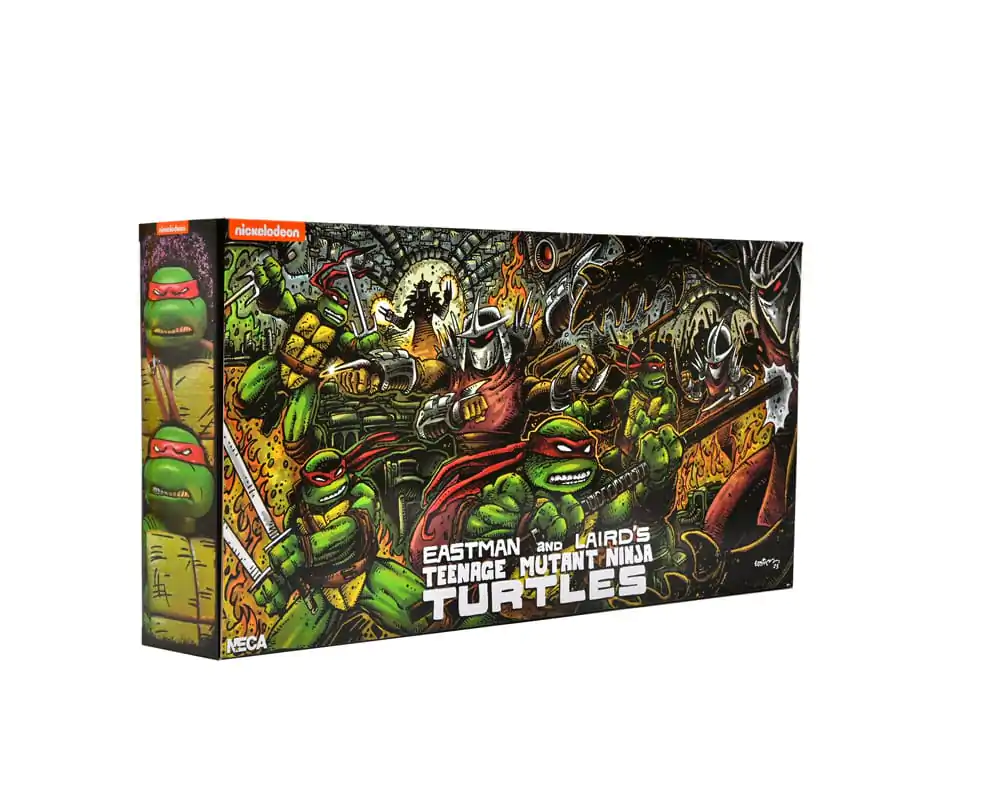 Teenage Mutant Ninja Turtles (Mirage Comics) Action Figures 4-Pack Leonardo, Raphael, Michelangelo, &amp; Donatello 18 cm product photo