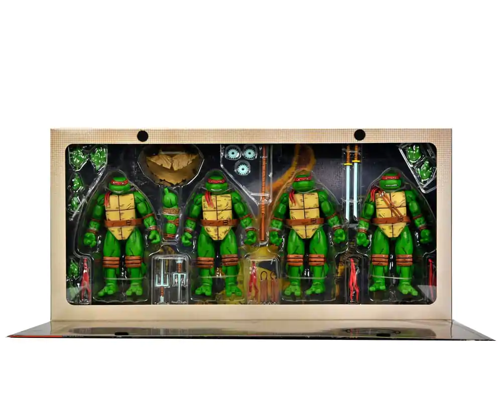 Teenage Mutant Ninja Turtles (Mirage Comics) Action Figures 4-Pack Leonardo, Raphael, Michelangelo, &amp; Donatello 18 cm product photo