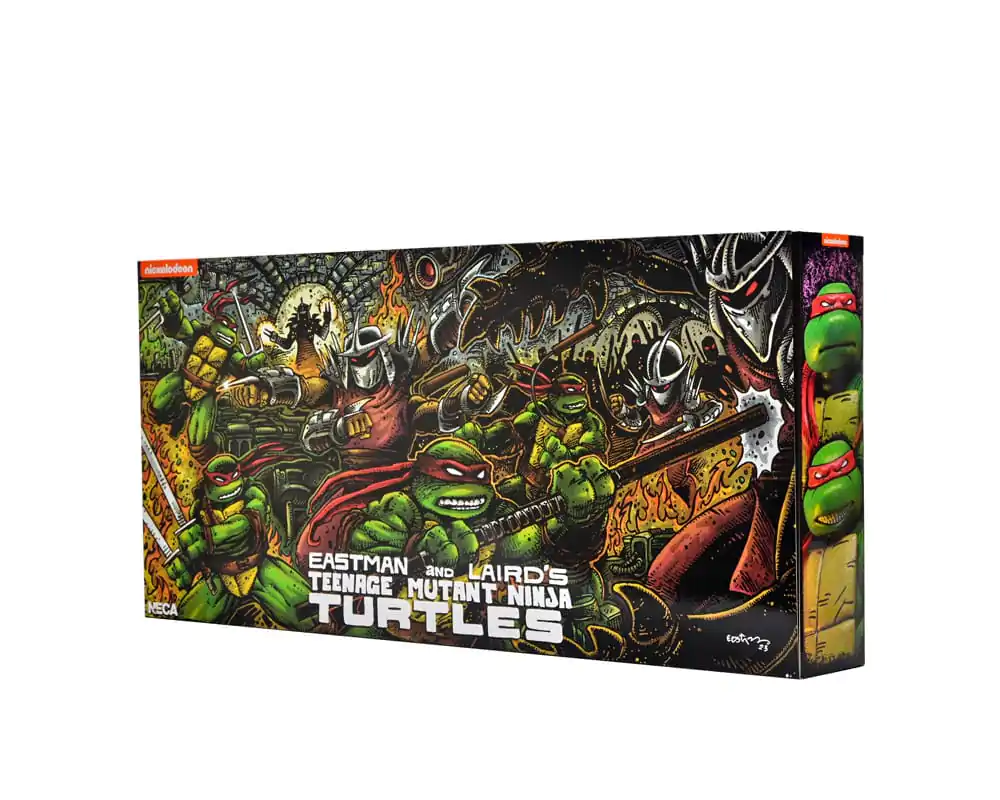 Teenage Mutant Ninja Turtles (Mirage Comics) Action Figures 4-Pack Leonardo, Raphael, Michelangelo, &amp; Donatello 18 cm product photo