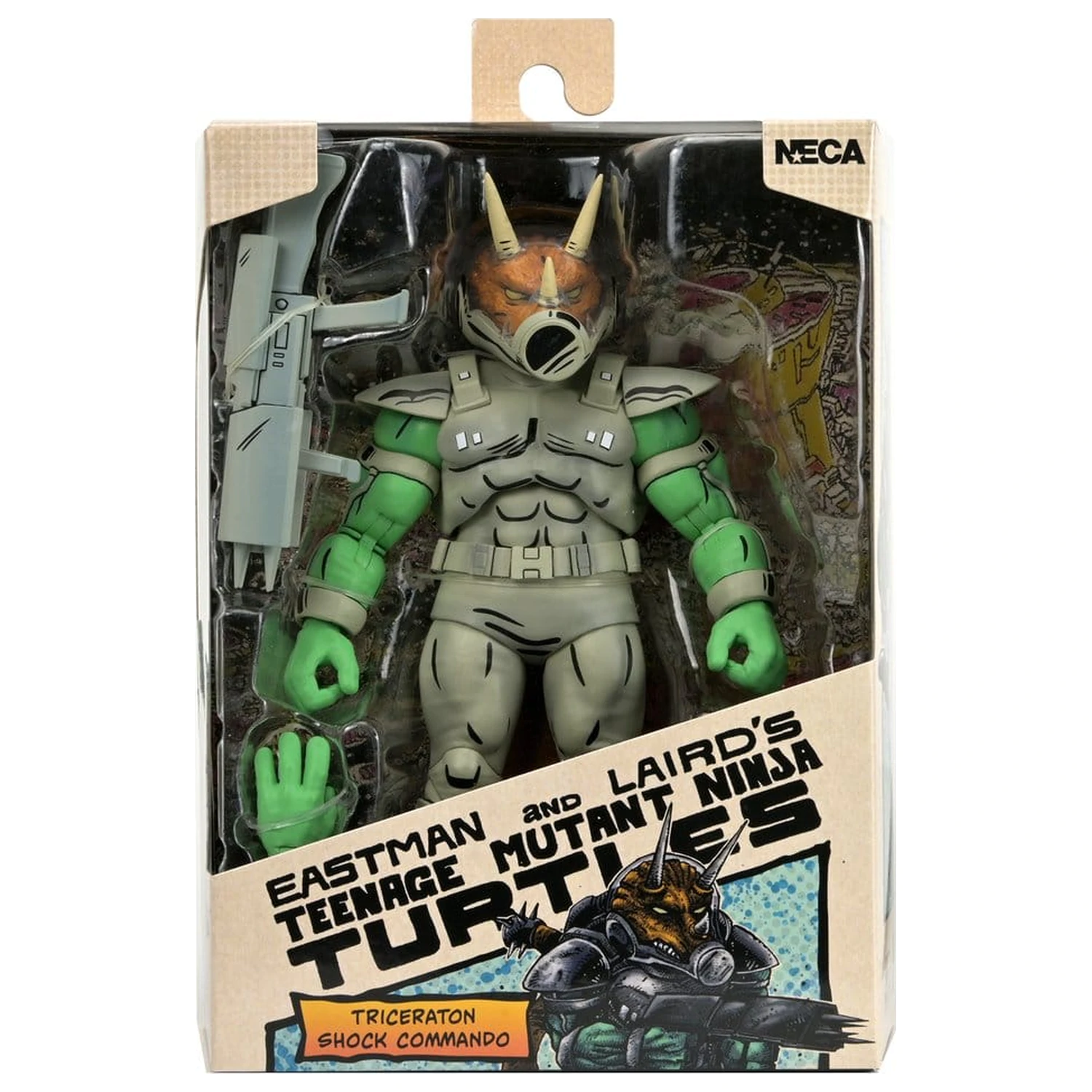 Teenage Mutant Ninja Turtles (Mirage Comics) Action Figure Shock Commando Triceraton 18 cm product photo