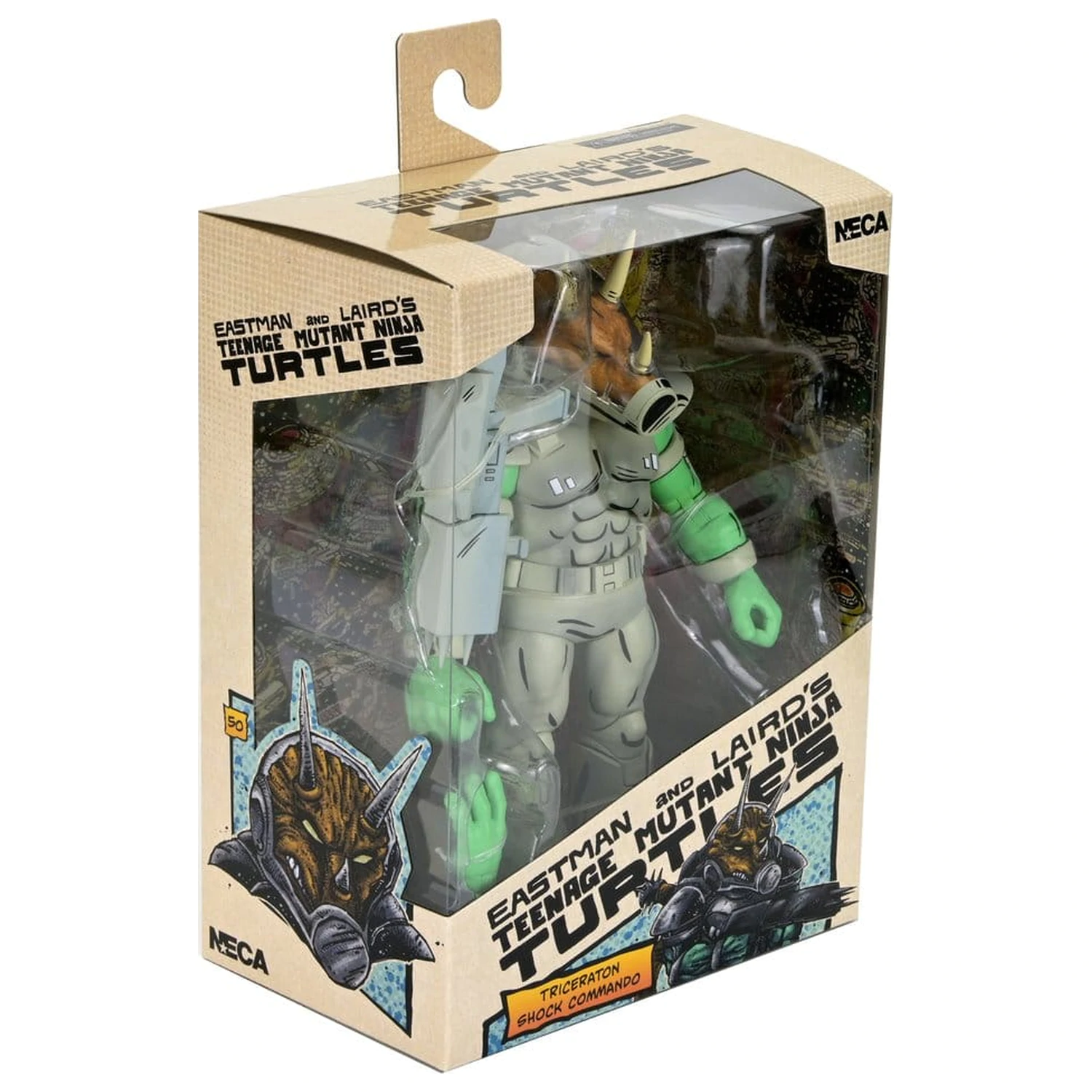 Teenage Mutant Ninja Turtles (Mirage Comics) Action Figure Shock Commando Triceraton 18 cm product photo