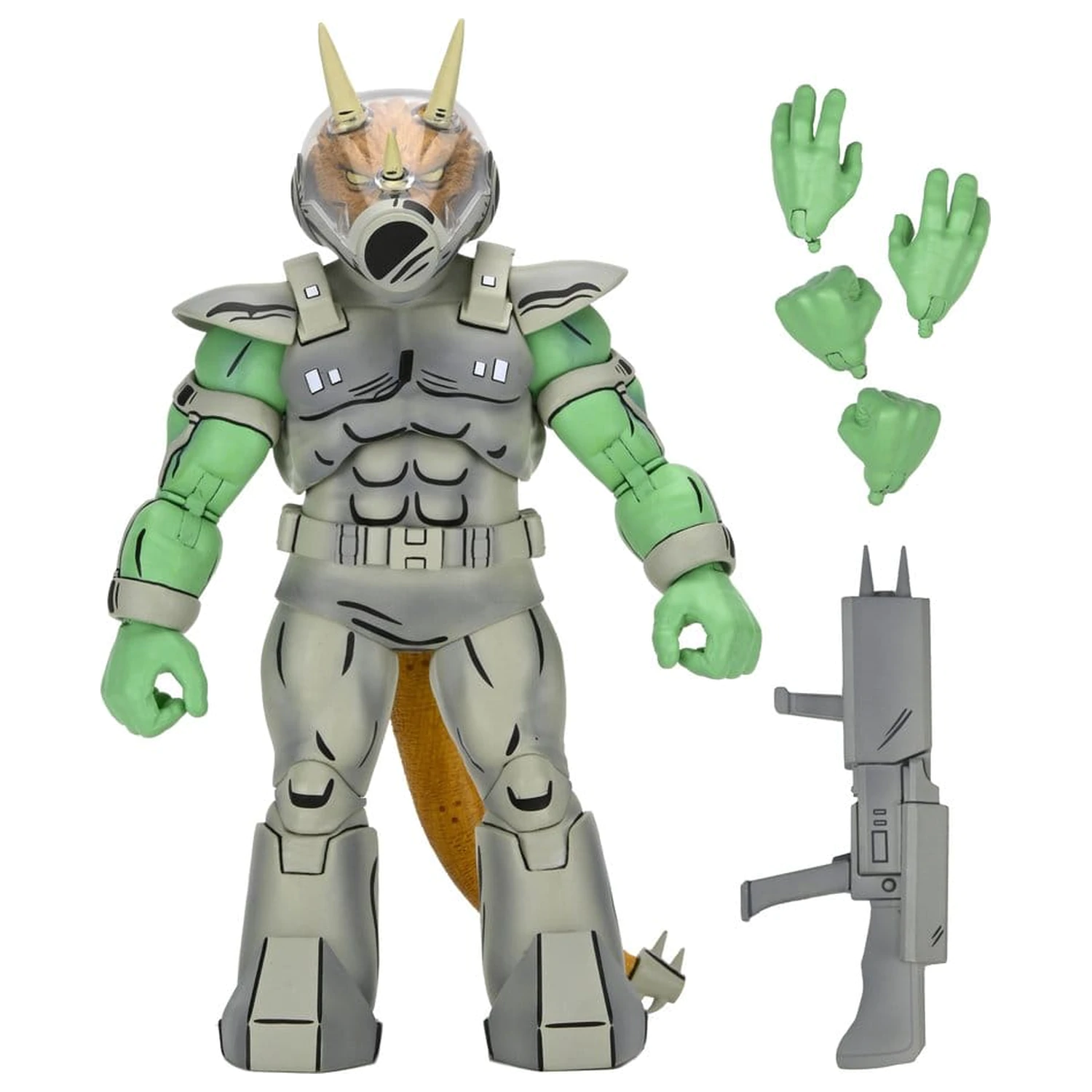 Teenage Mutant Ninja Turtles (Mirage Comics) Action Figure Shock Commando Triceraton 18 cm product photo