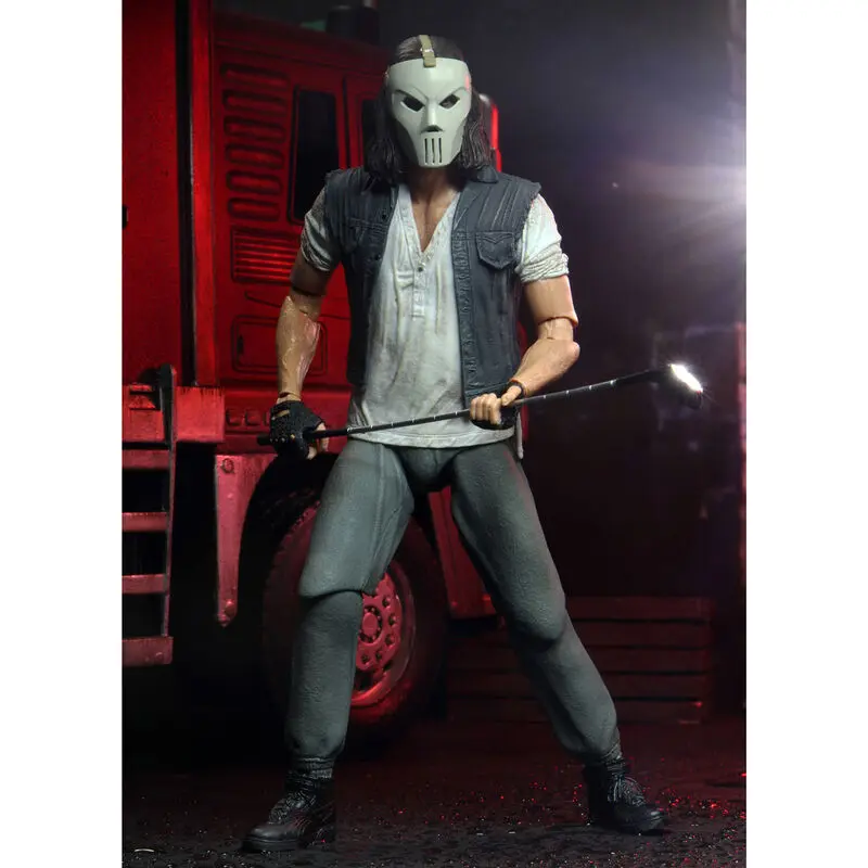 Teenage Mutant Ninja Turtles Movie Casey Jones and Raphael in Disguise pack 2 articulated figures 18cm product photo