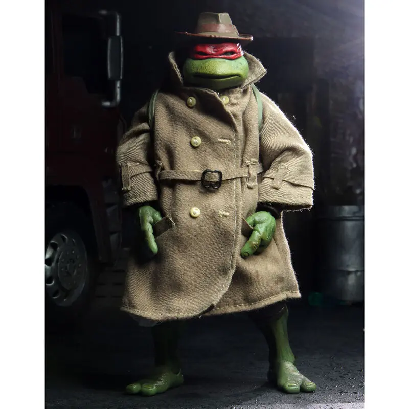 Teenage Mutant Ninja Turtles Movie Casey Jones and Raphael in Disguise pack 2 articulated figures 18cm product photo