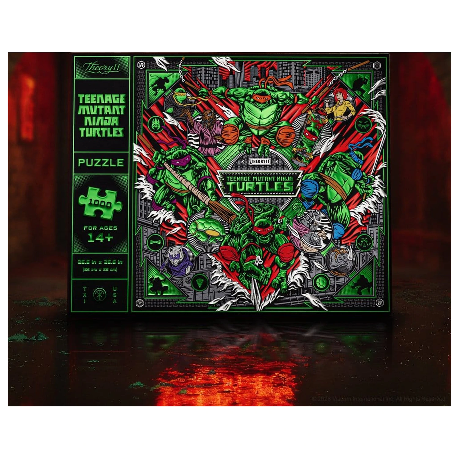 Teenage Mutant Ninja Turtles multi-dimensional puzzle (1000 pieces) product photo