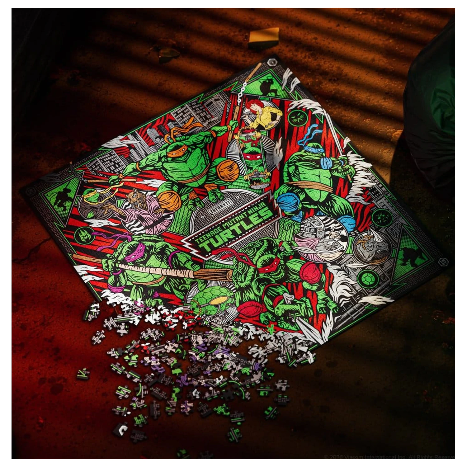 Teenage Mutant Ninja Turtles multi-dimensional puzzle (1000 pieces) product photo